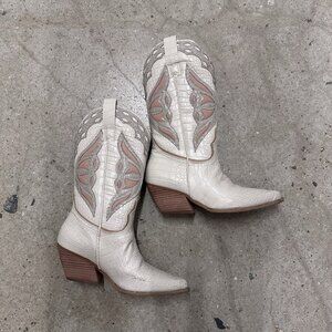 Steve Madden Wynter Boots Bone Multi